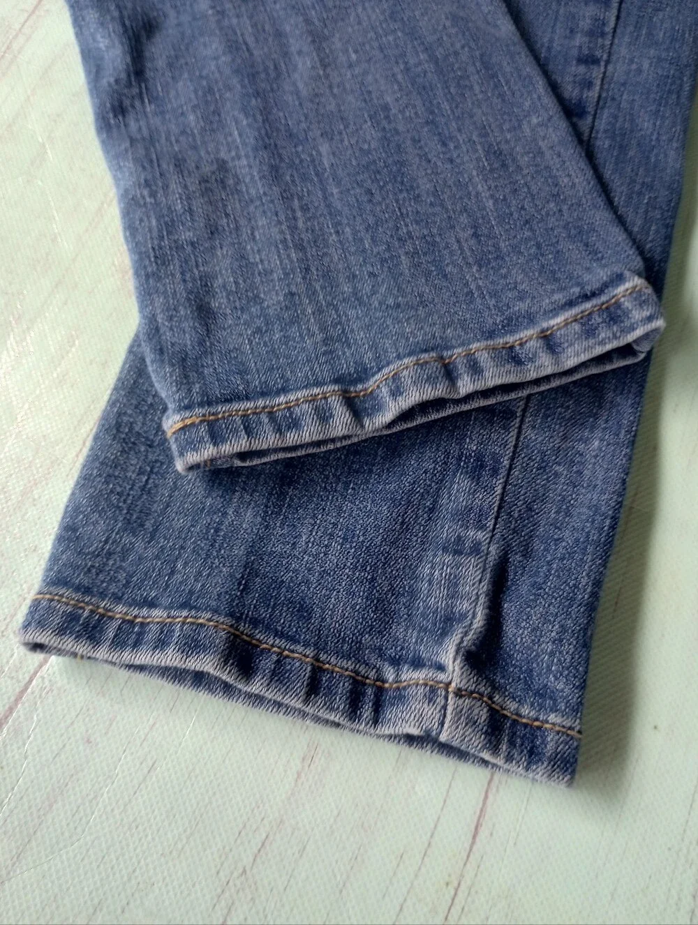 Boys Lot (2) Childrens Place Bootcut/Straight Denim Jeans Size 8 Adjustable Wais